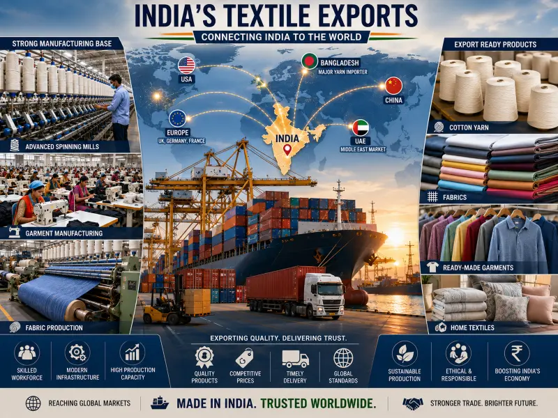 Export Market and Global Trade – Cotton Textile Industry in India | Textile Trends Hub