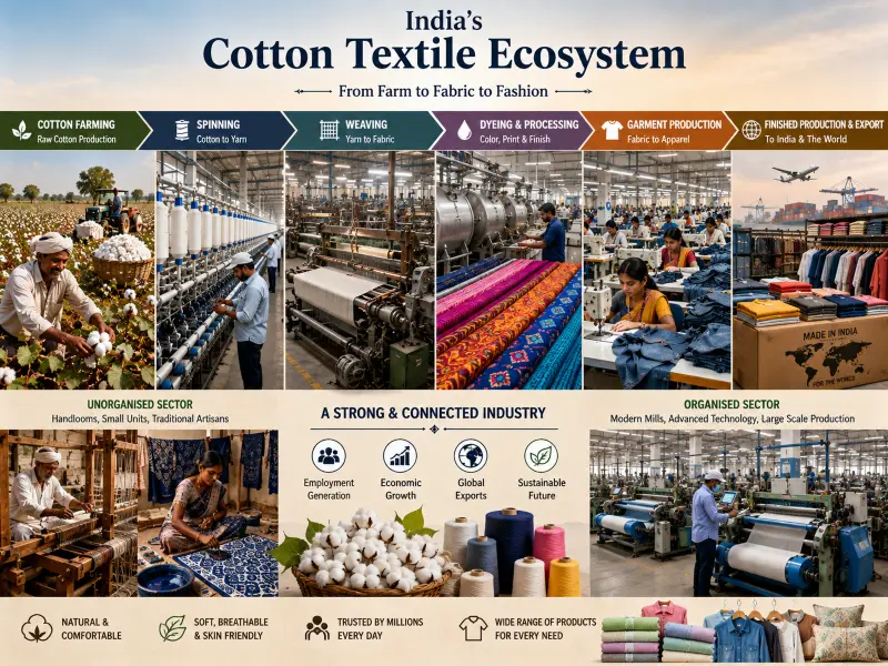Overview of the Cotton Textile Industry in India-Textile Trends Hub